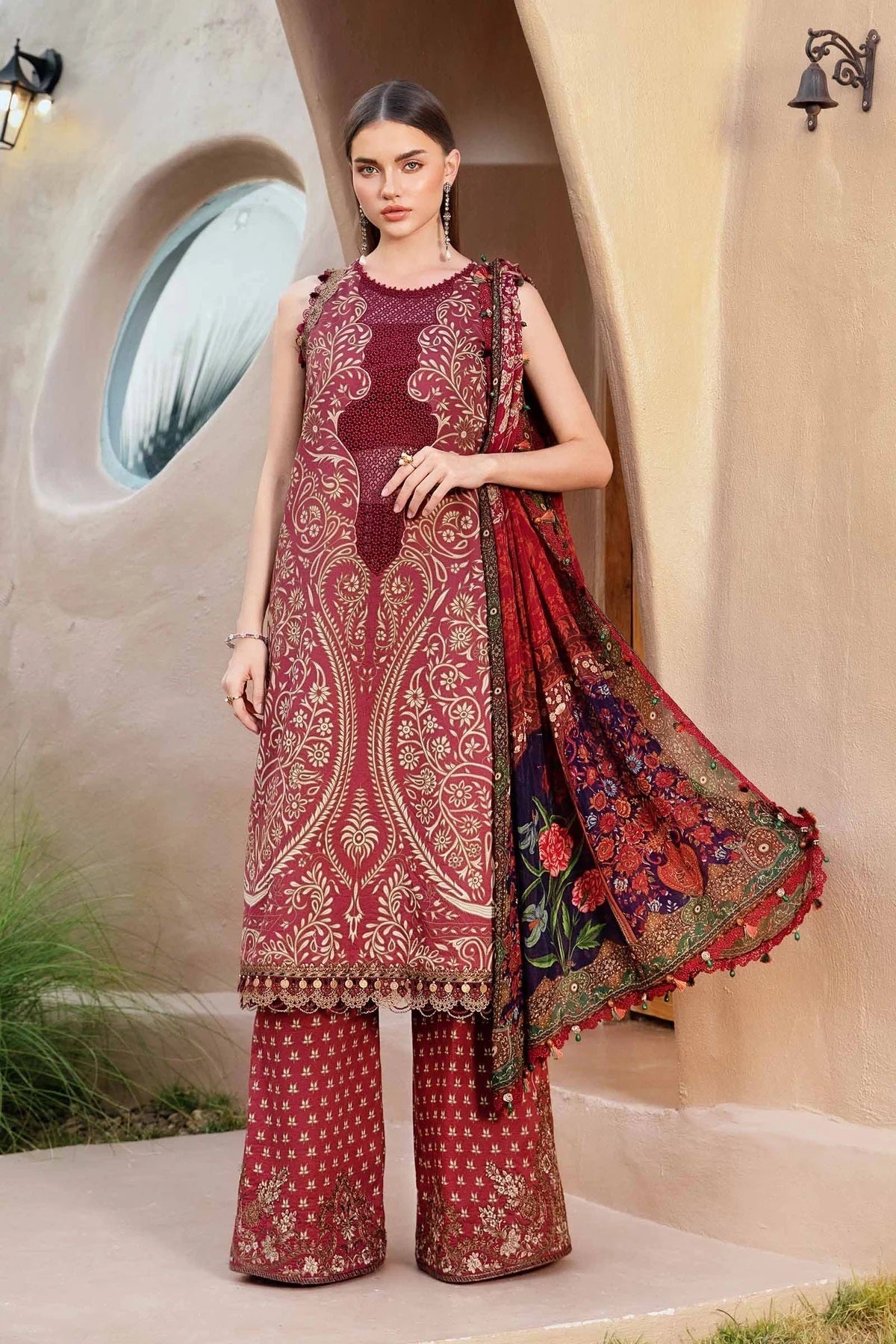 Printed Lawn Unstitched 3Pc Suit