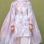 3 PCs Digital Printed Lawn Dress (Unstitched)